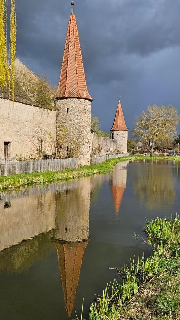 Gewitterstimmung in Merkendorf.