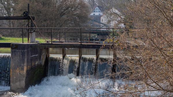 Das Wehr in Rednitzhembach.