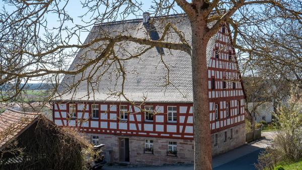 Ein Fachwerkhaus in Kammerstein.