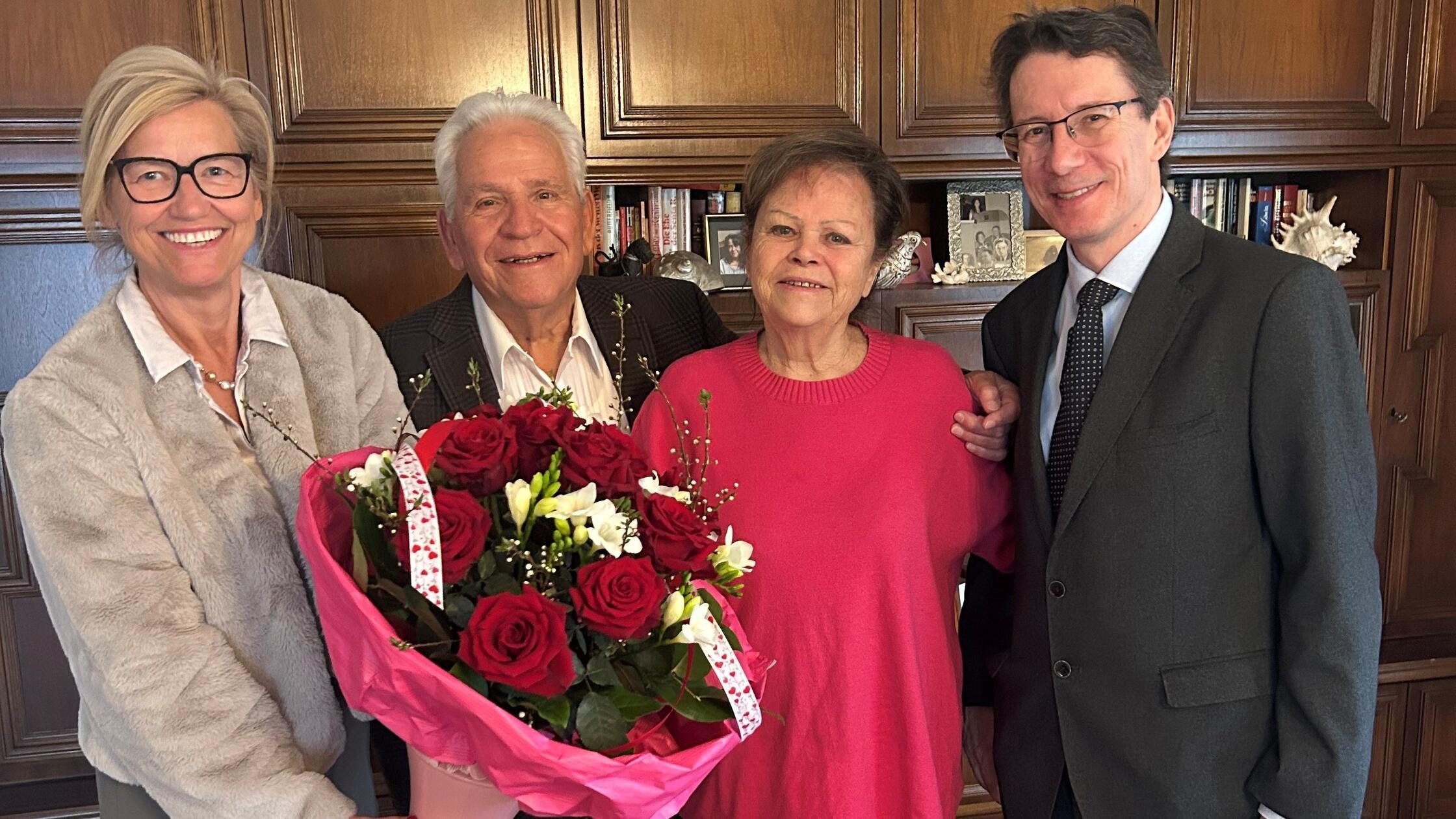 Diamantene Hochzeit von Karin und Manfred Rauß, es
