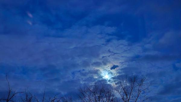 Den Mond über Rocksdorf fotografierte Leserin Rita Schmidt.