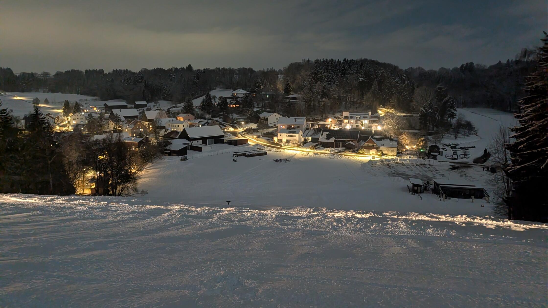 Wie es glitzert: Voggenthal im Winter
