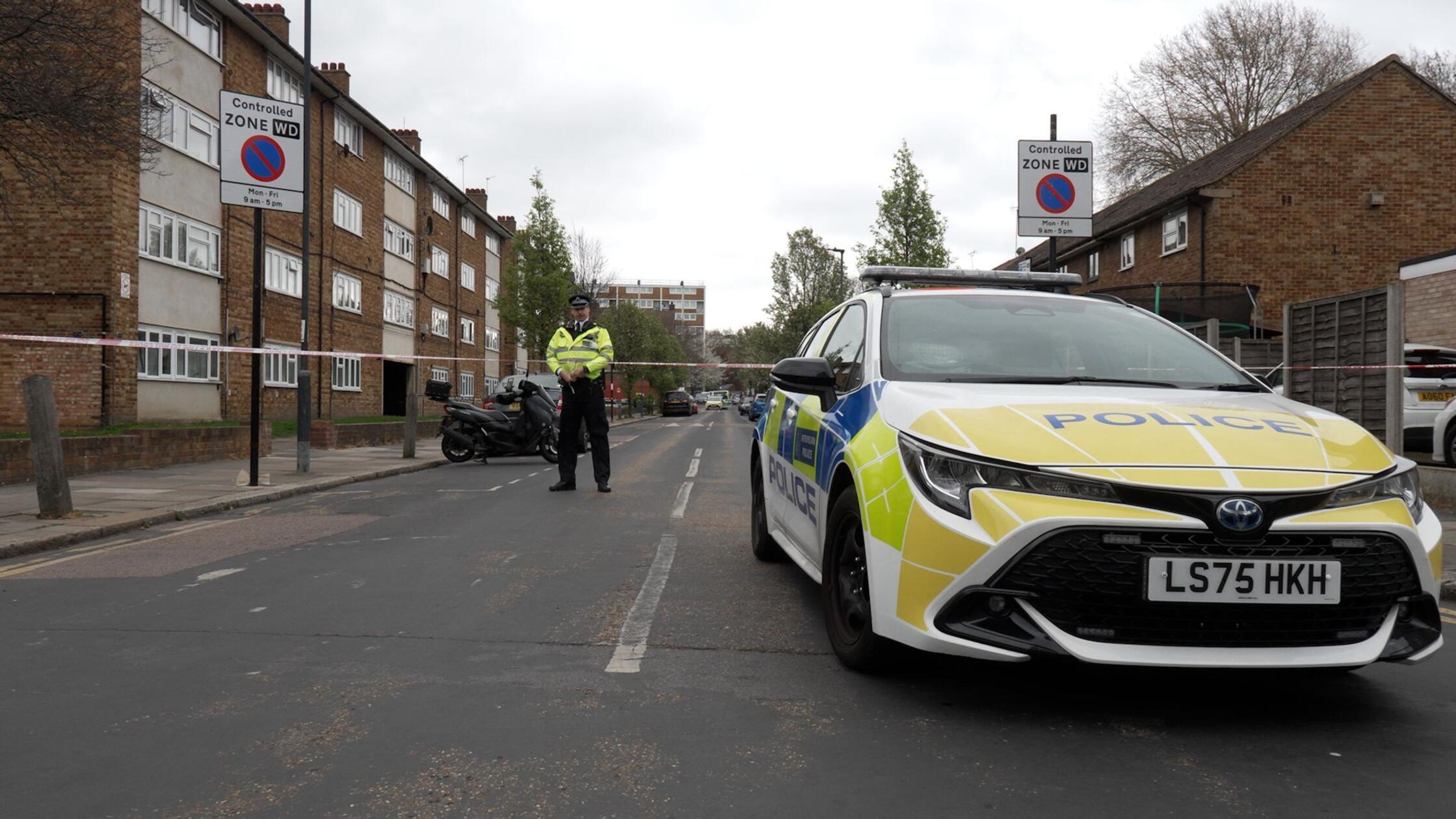 Dieser Screenshot aus einem Video der PA zeigt ein