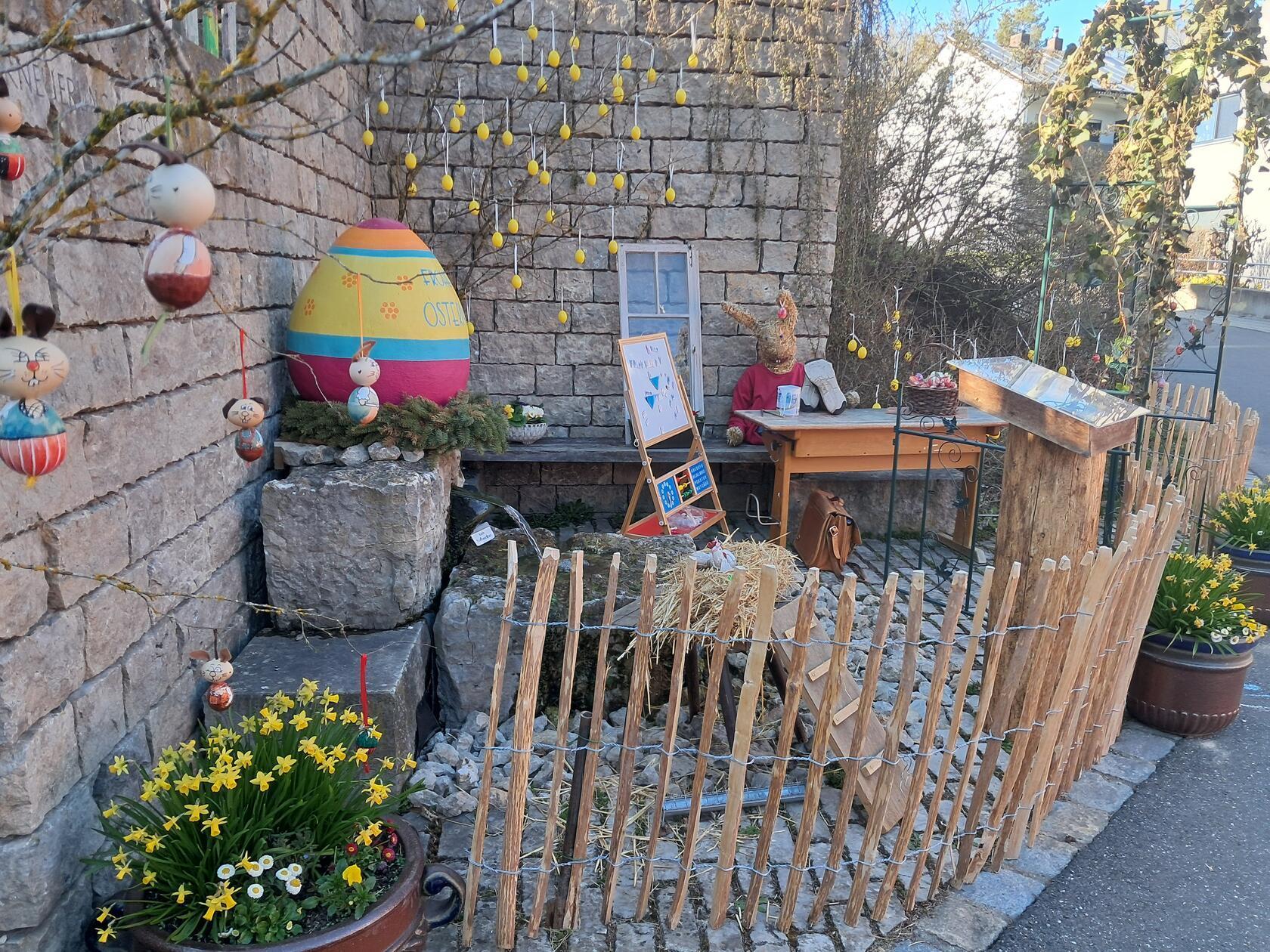 Ostern in Eispertshofen, festgehalten von Leserin Rosy Treu.