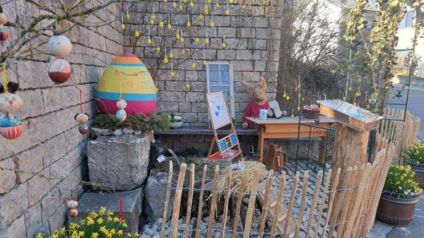 Ostern in Eispertshofen, festgehalten von Leserin Rosy Treu.