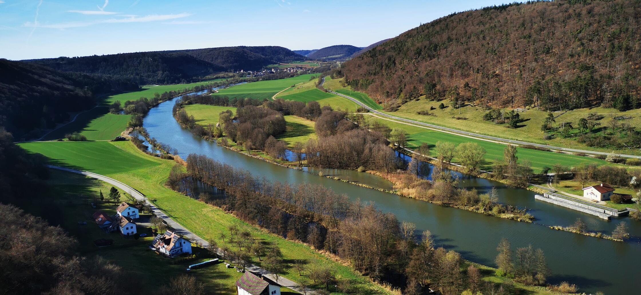 Das schöne Farbenspiel hat Leserin Andrea Weidner beim Blick von der Rosenburg festgehalten.