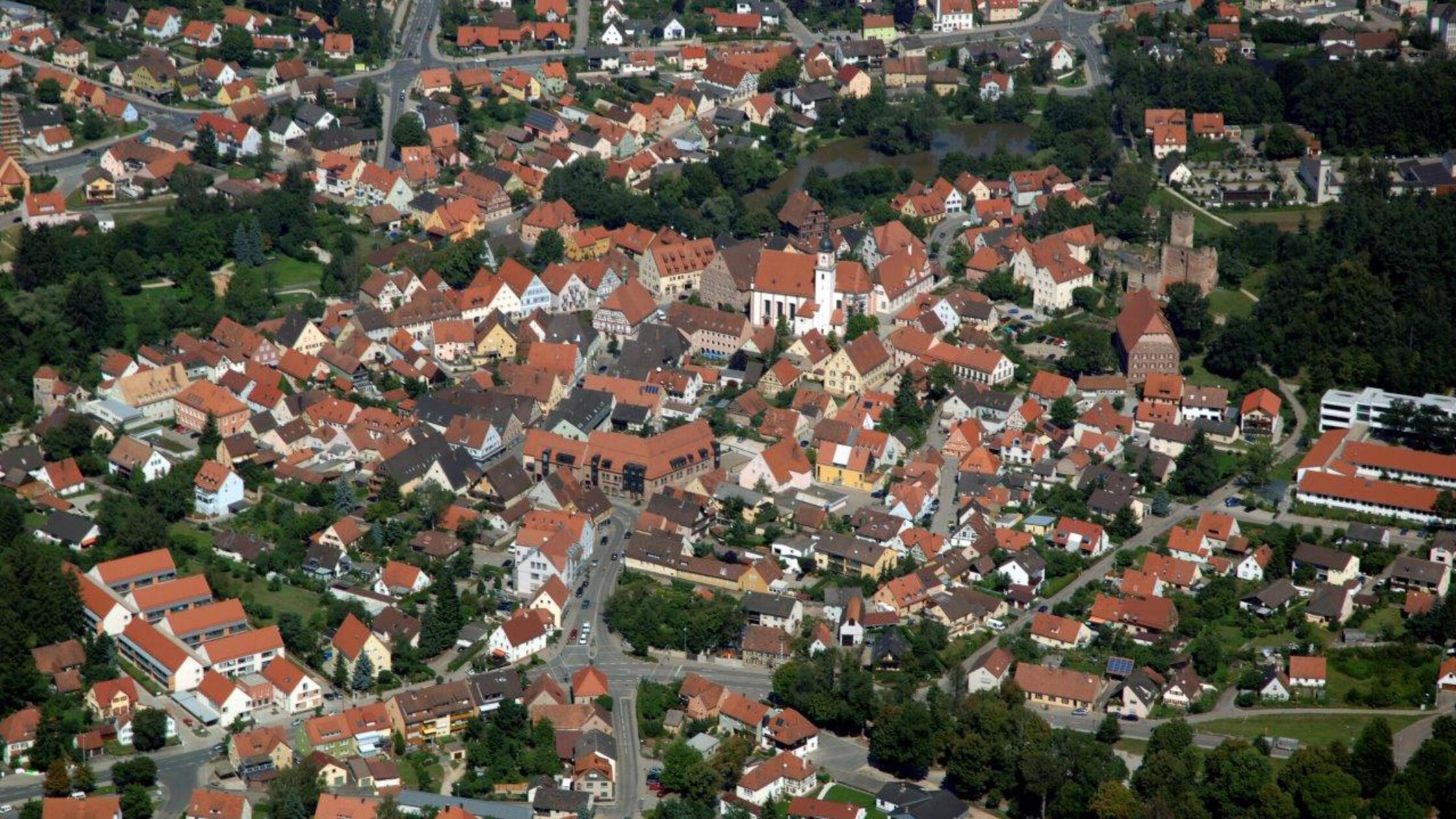 Hilpoltstein Luftaufnahme