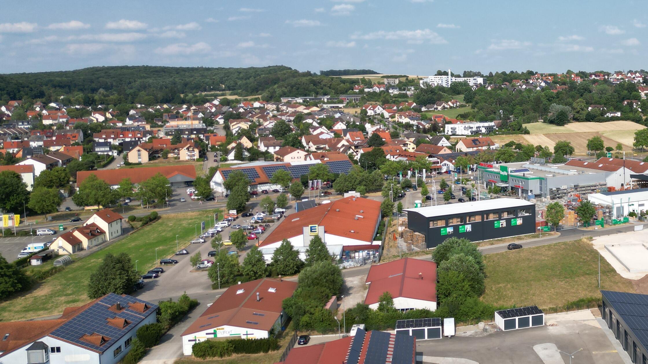 Gunzenhausen Drohne EDEKA Höfler