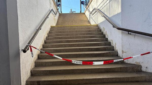 Polizeisperrung Fürther Hbf