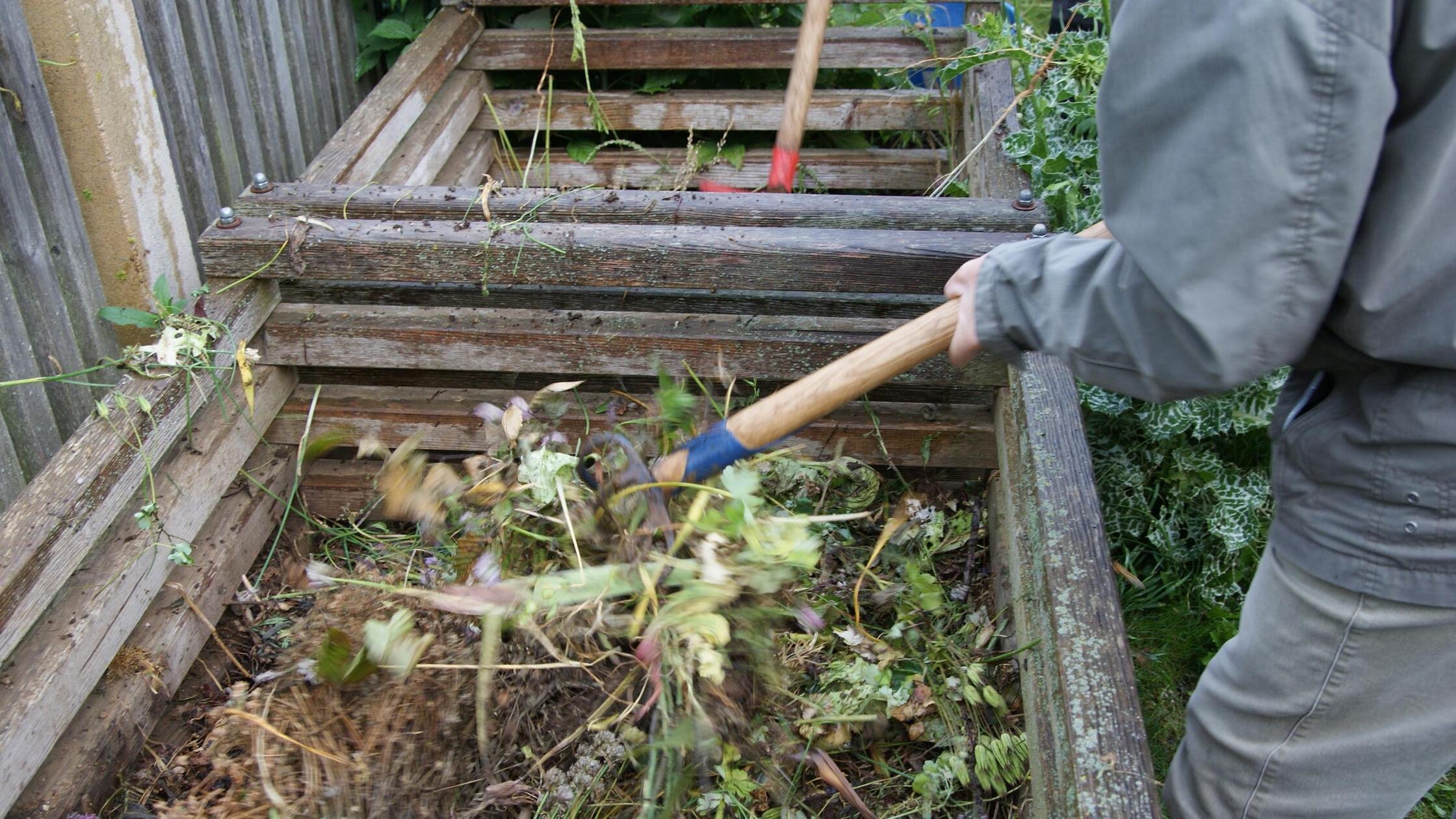 Mit Kompost düngen Nach der langen Winterpause benötigen im Grunde alle Pflanzen jetzt eine Extraportion Dünger - am besten Humus vom eigenen Komposthaufen. Das verrottete Material sollte auf Baumscheiben, Pflanzstreifen und Beete kommen. Der Humus wird dann in den Boden eingearbeitet und gelangt so in den Nährstoffkreislauf. Danach kann es losgehen mit dem Pflanzen und Säen. Wer noch keinen Komposthaufen hat, sollte ihn jetzt anlegen. Dann kann der Gärtner im Jahresverlauf alle Gartenabfälle problemlos entsorgen. Doch Kompostieren ist eine Kunst und keineswegs einfach. Insofern lohnt es sich, wenn man sich in die Materie vorher gut einliest und erst dann einen Kompost baut oder kauft.