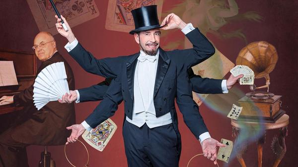 Marcelini & Thomas Meyer tischen dem Publikum Zauberkunst, Varieté und Gesang aus den 1920er und 1930er Jahren auf. Am Samstag sind der Zauberkünstler und Pianist mit ihrer Show im Jungen Theater Forchheim zu Gast. Beginn: 20 Uhr.