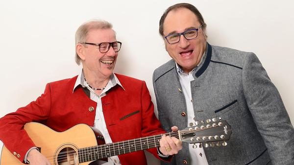 Bernd Händel und Jürgen Leuchauer gastieren am Sonntag im PZ Kulturraum in Lauf. Die beiden Nürnberger bieten dem Publikum eine aus Liedern, Gedichten und Parodien bestehende Gute Laune Show. Los geht der fränkische Abend um 18 Uhr.