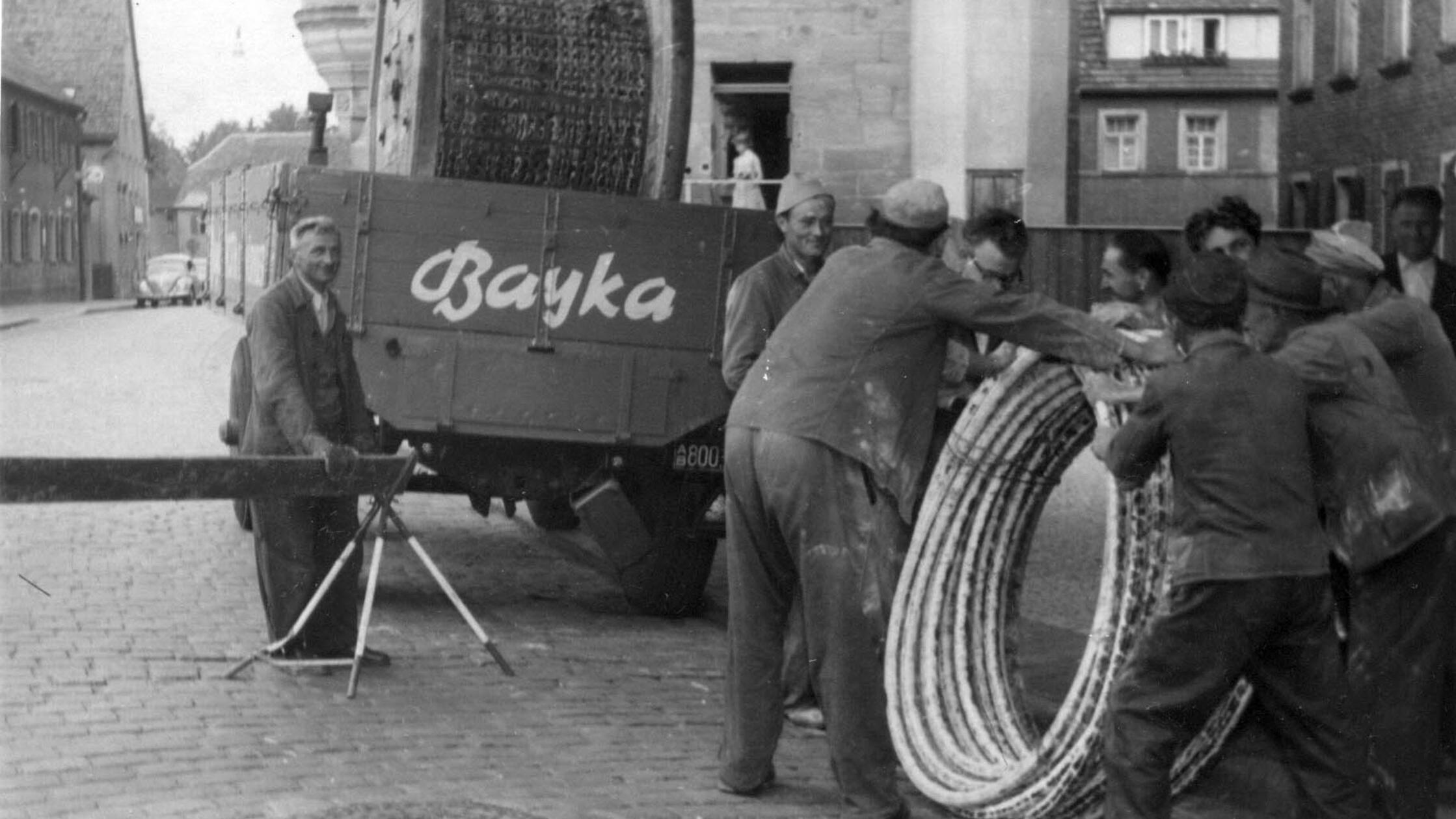 Stromkabel der Rother Firma Bayka waren nach Krieg