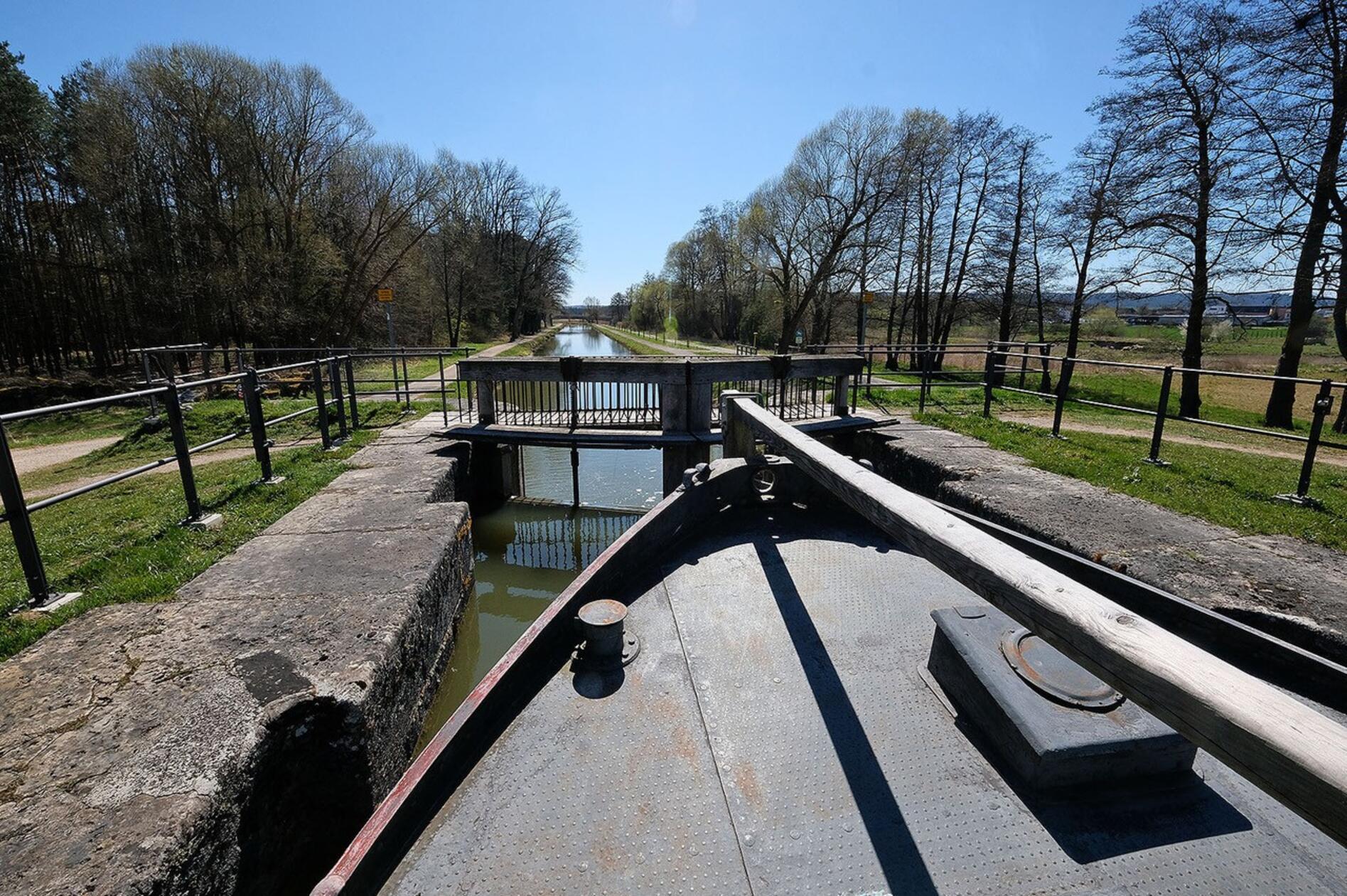 Die Schleuse 25 am Alten Kanal fotografierte Leser Helmut Wittmann bei einer Radtour.