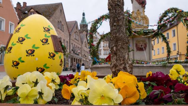 Am Rother Marktplatz.