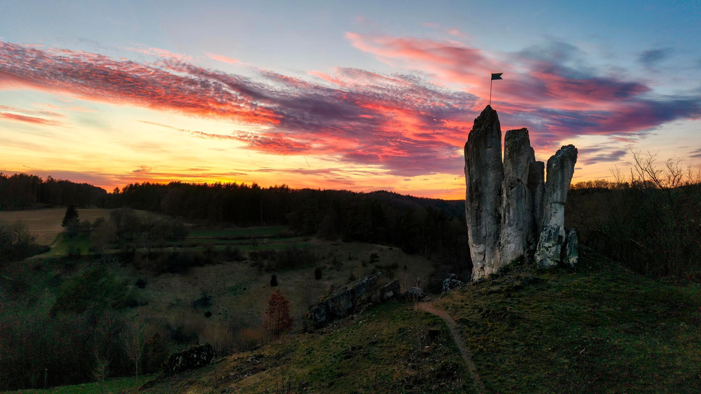 Unser Leser hat dieses tolle Bild von den Drei Zinnen mit einer Drohne aufgenommen.