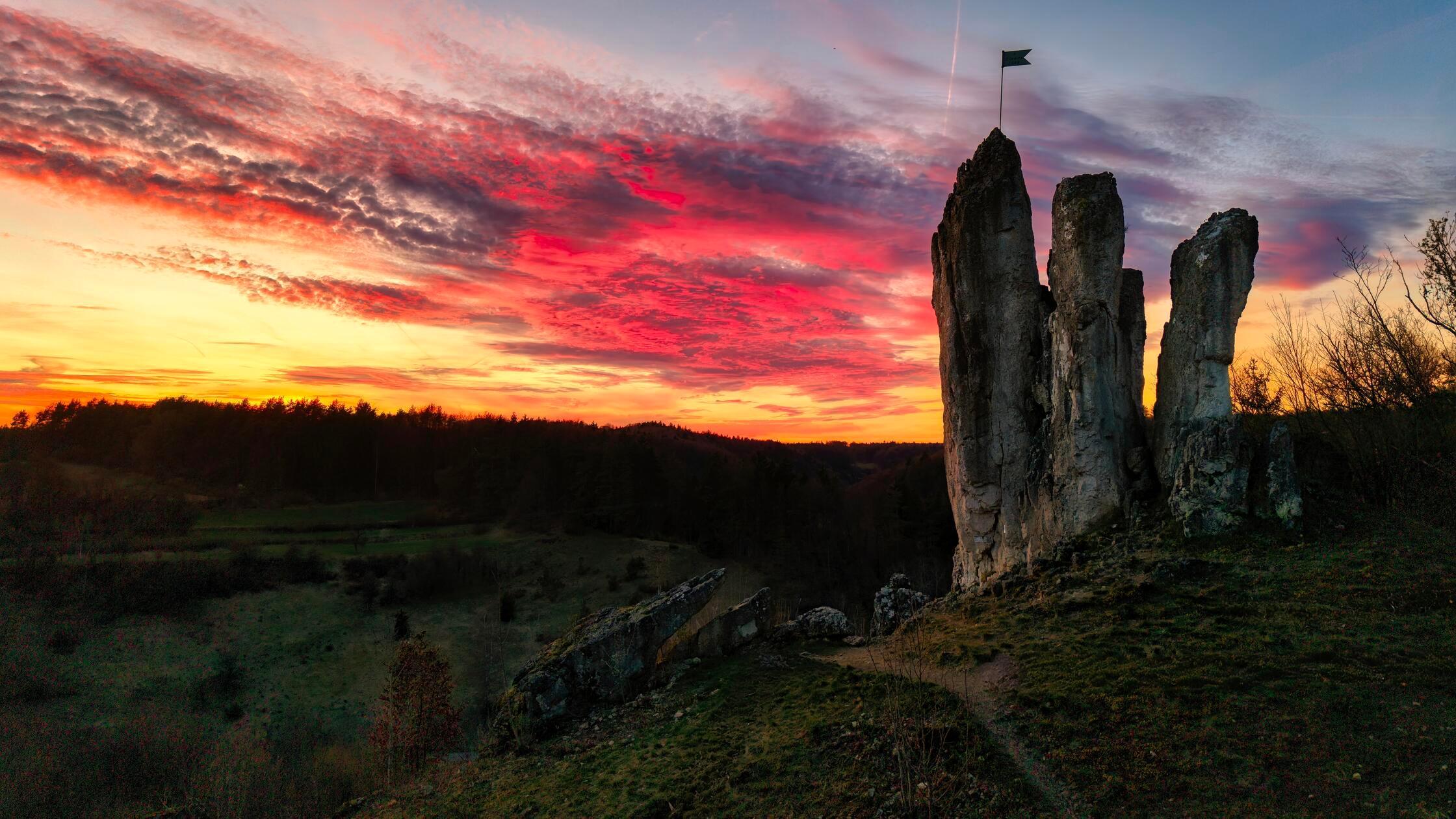 Unser Leser hat dieses tolle Bild von den Drei Zinnen mit einer Drohne aufgenommen.