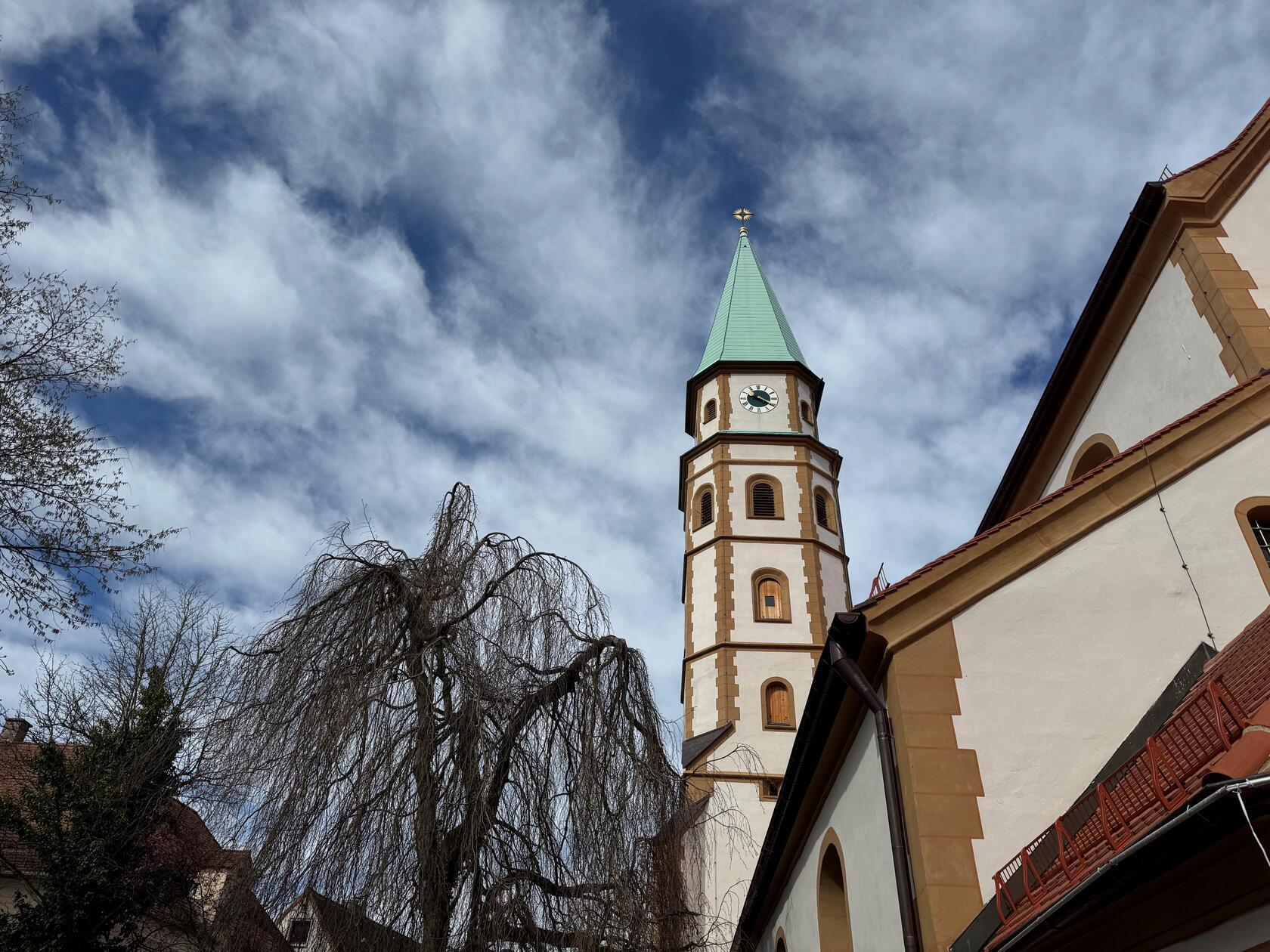 Die Hofkirche mal aus einer anderen Perspektive hat uns Leserin Heidi Kostic geschickt.