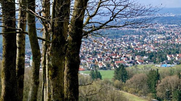 Einen schönen Ausblick vom Wolfstein aus genoss Leser Karl Biller.