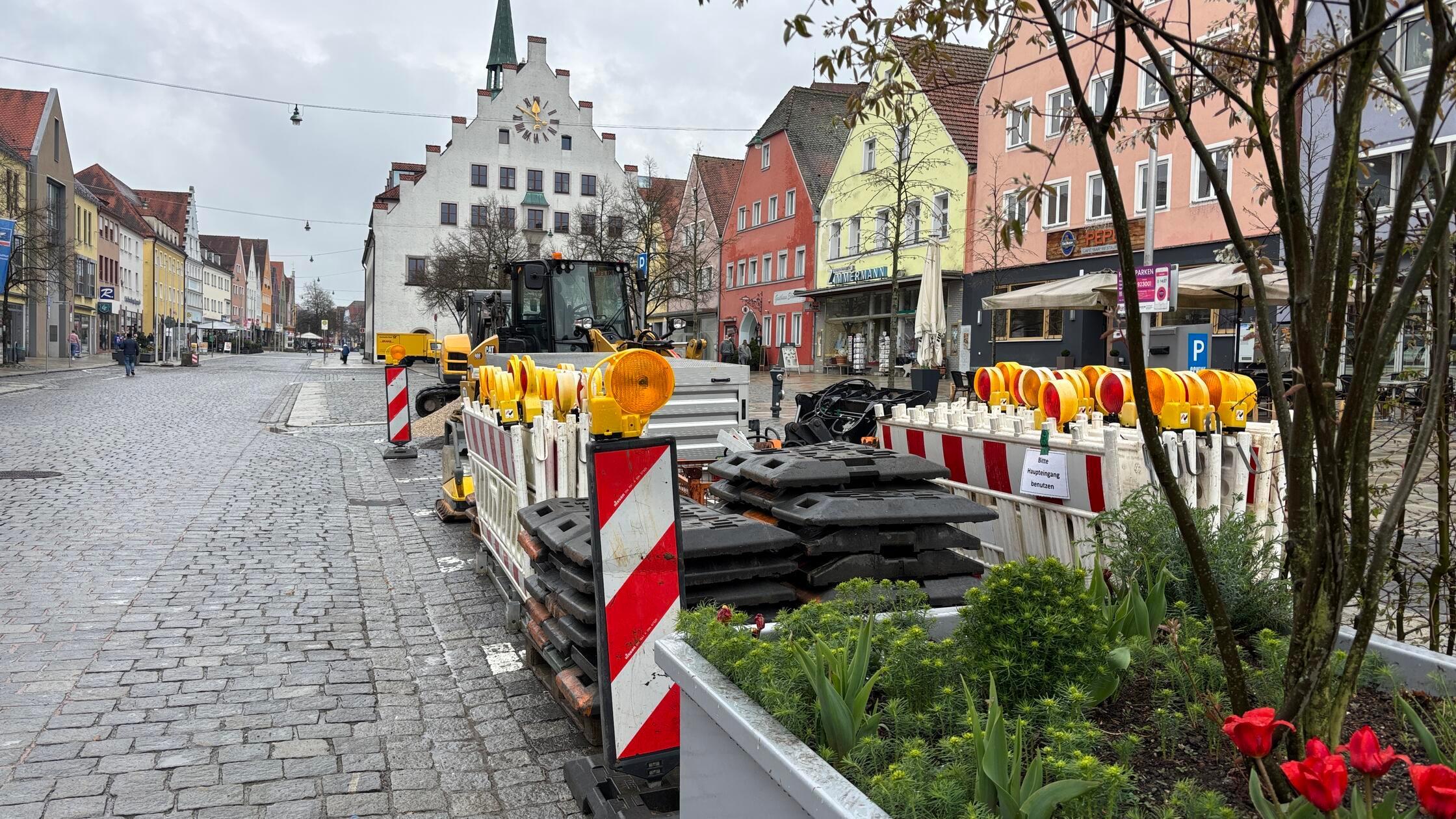 Sperre Unterer Markt wegen Sanierung