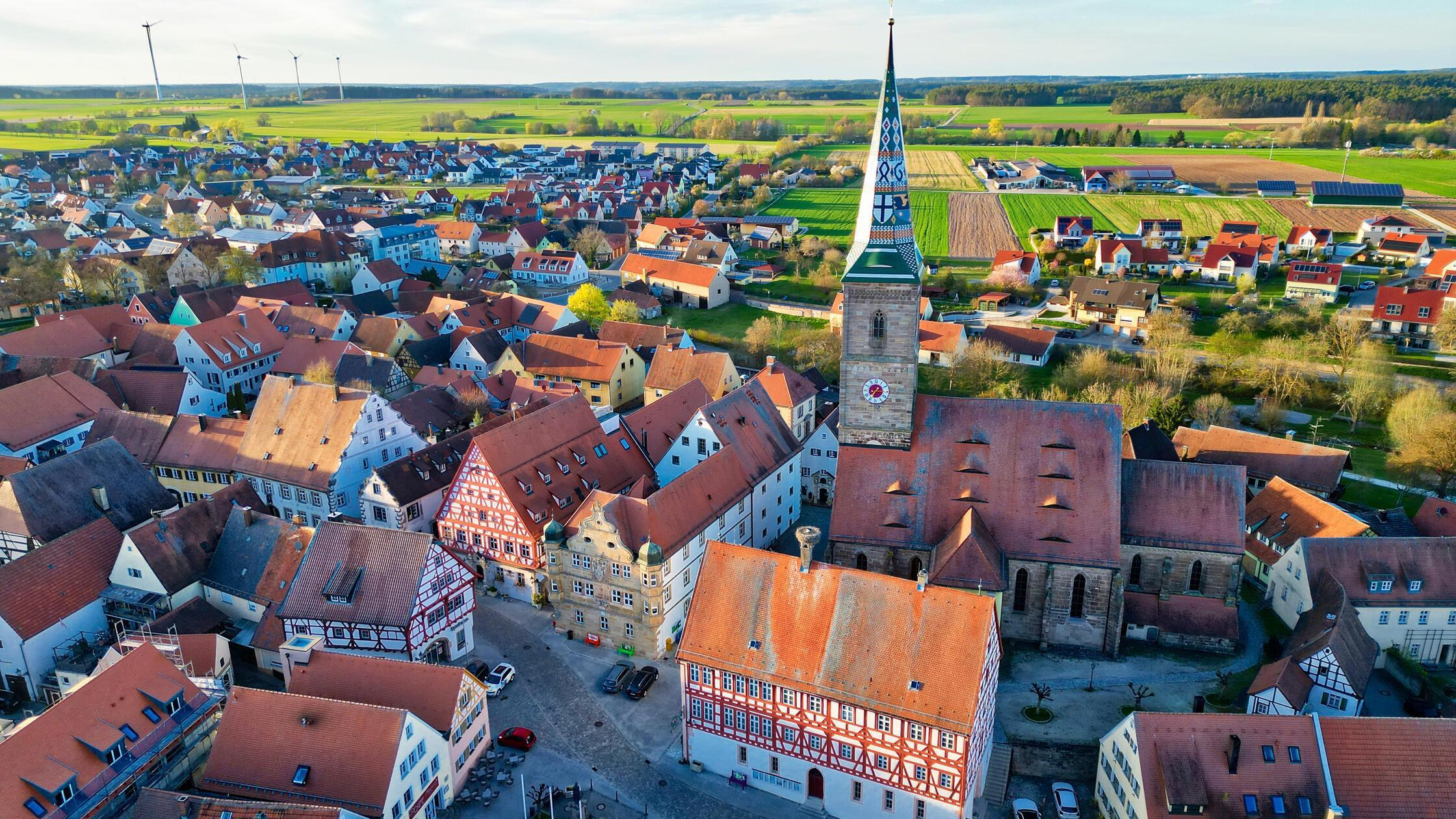 Wolframs-Eschenbach Drohne Luftbild Deutschordenss