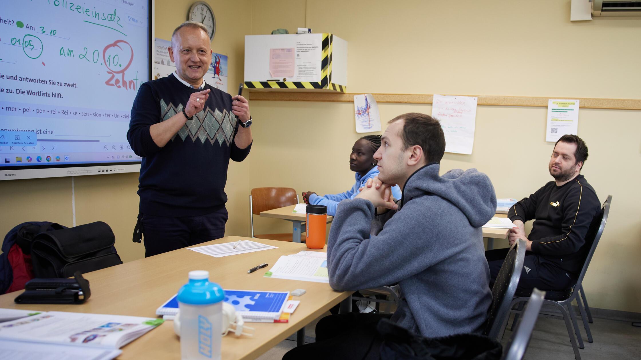 Integrationskurs in der Hartnack-Schule,