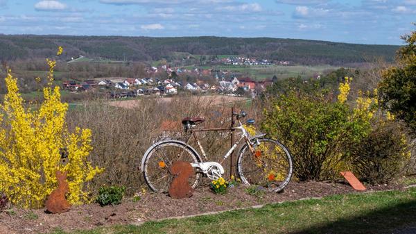 Blick von Hagsbronn hinunter nach Spalt.