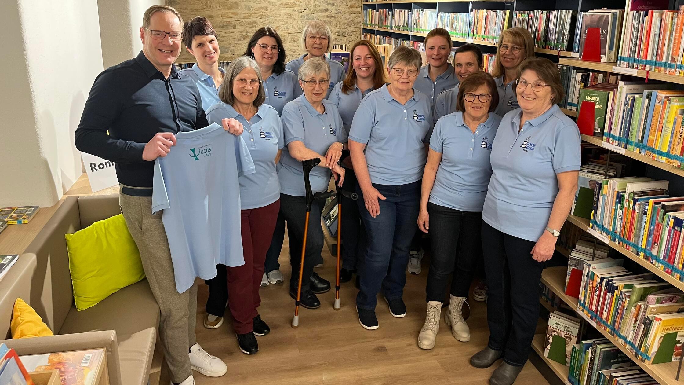 Das Team der Bücherei Berngau um Leiterin Monika L