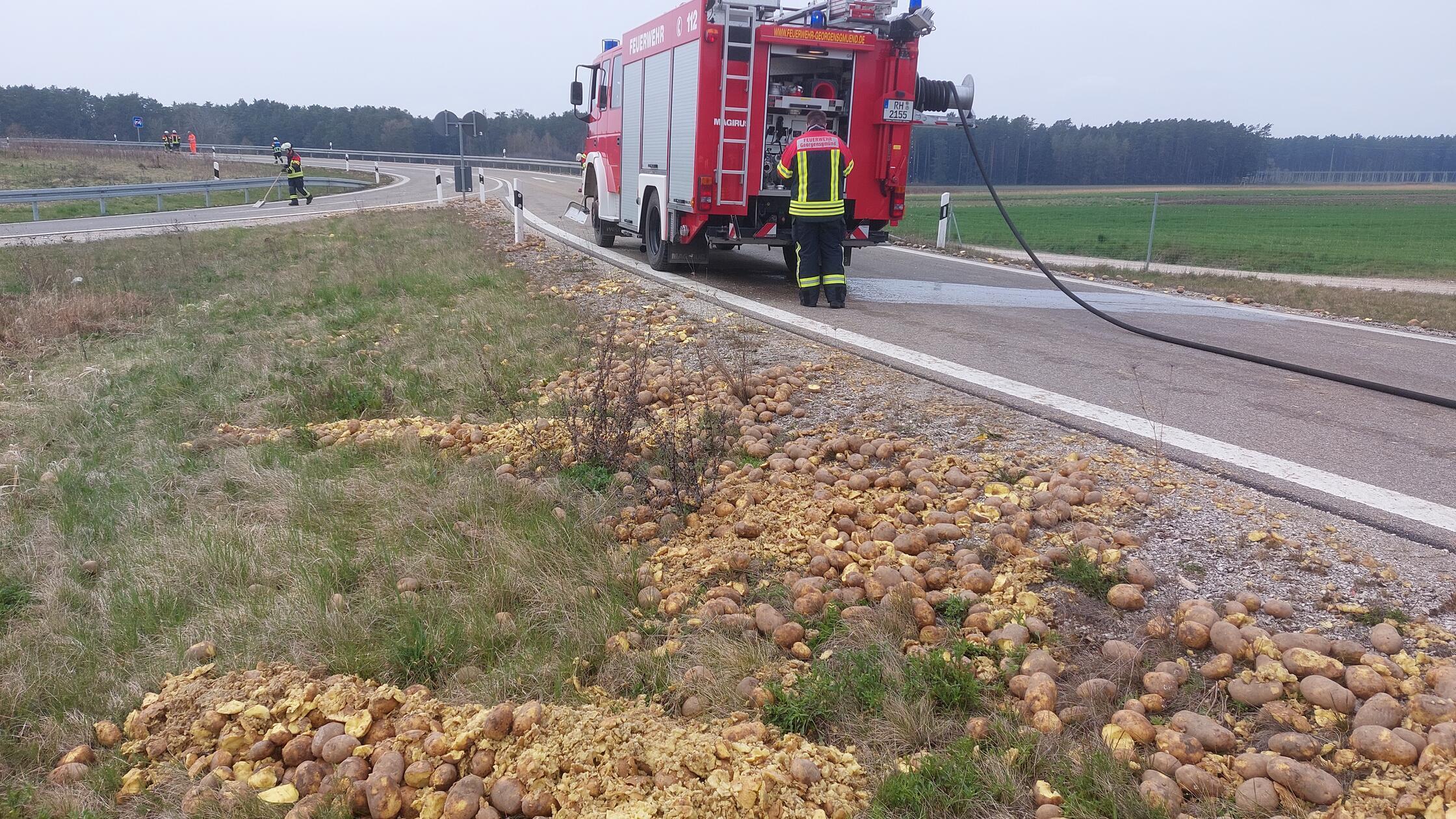 Kartoffeln auf der B2