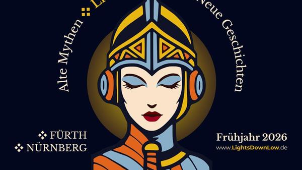 Mit seinem fünften Programm „Legenden“ im Gepäck kommt das Theaterkollektiv LightsDownLow am Freitag in den Fürther Kunstkeller o27. Die neue Show der Gruppe, die wie üblich in einem abgedunkelten Raum performt, beinhaltet vier teils komische, teils gruselige Live-Hörspiele aus vier Jahrhunderten. Das „Kino im Kopf“ startet um 20 Uhr.