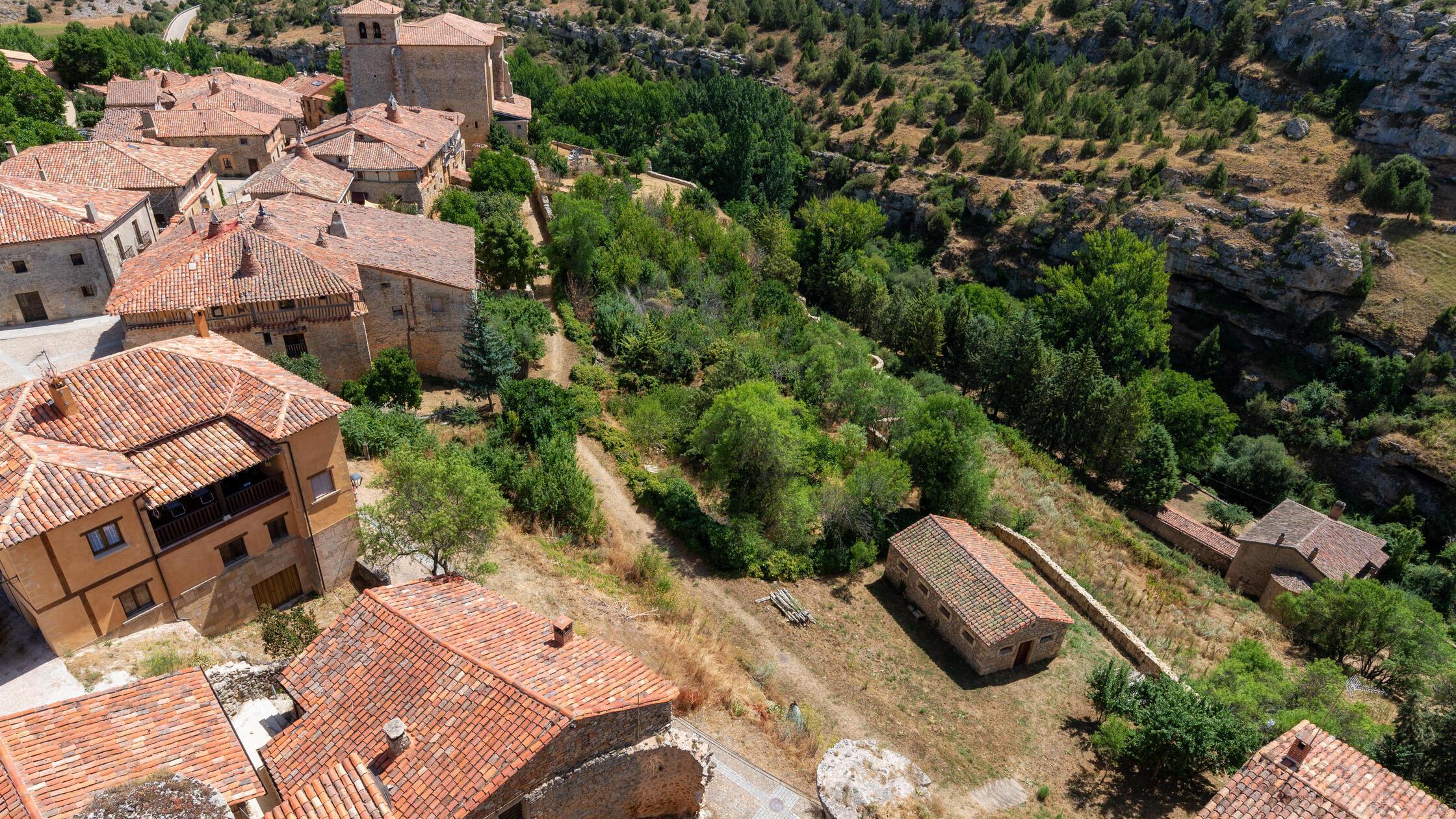 Medieval village of Calatanazor in Soria, Castilla