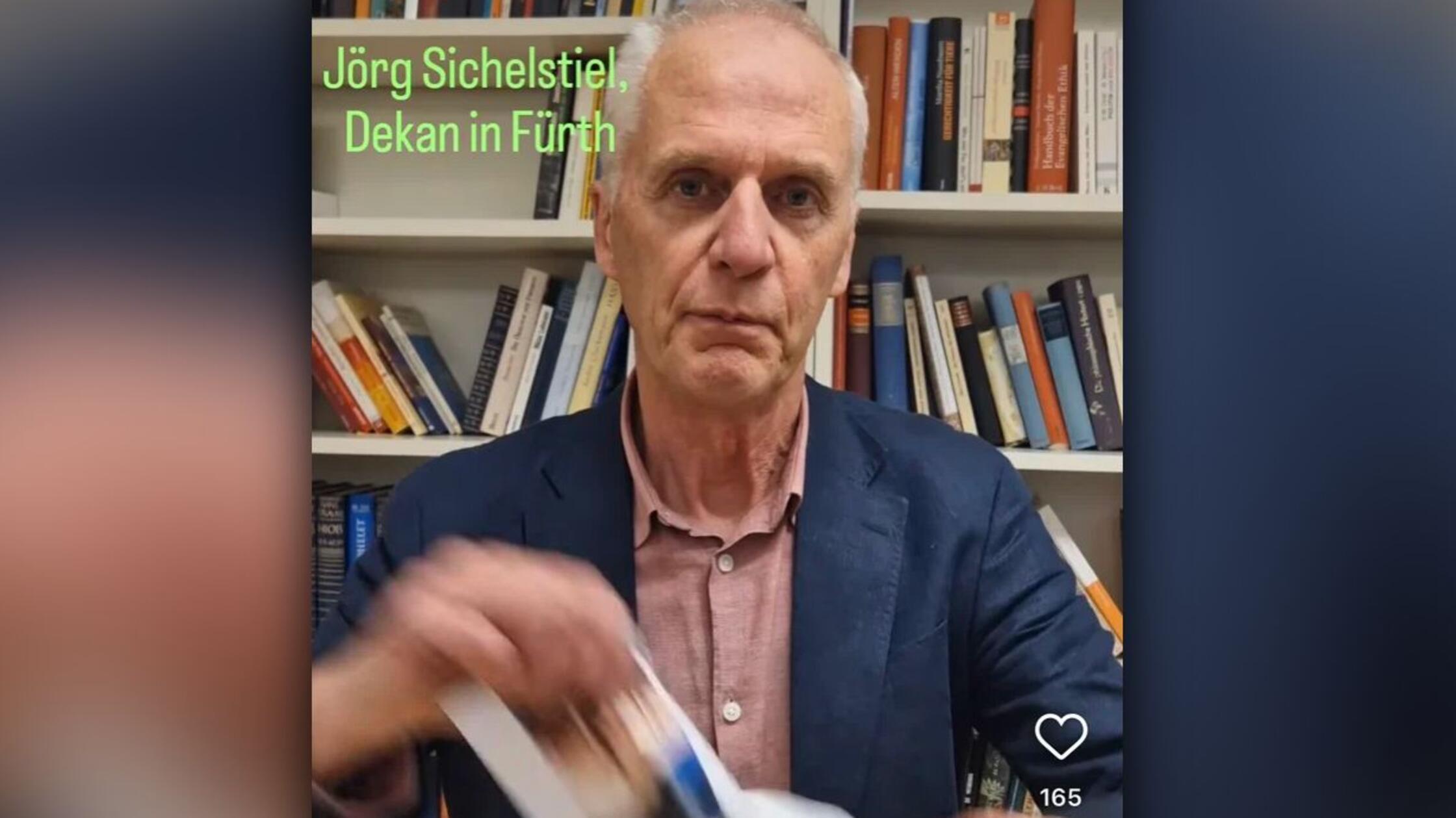 Dekan Sichelstiel entsetzt
