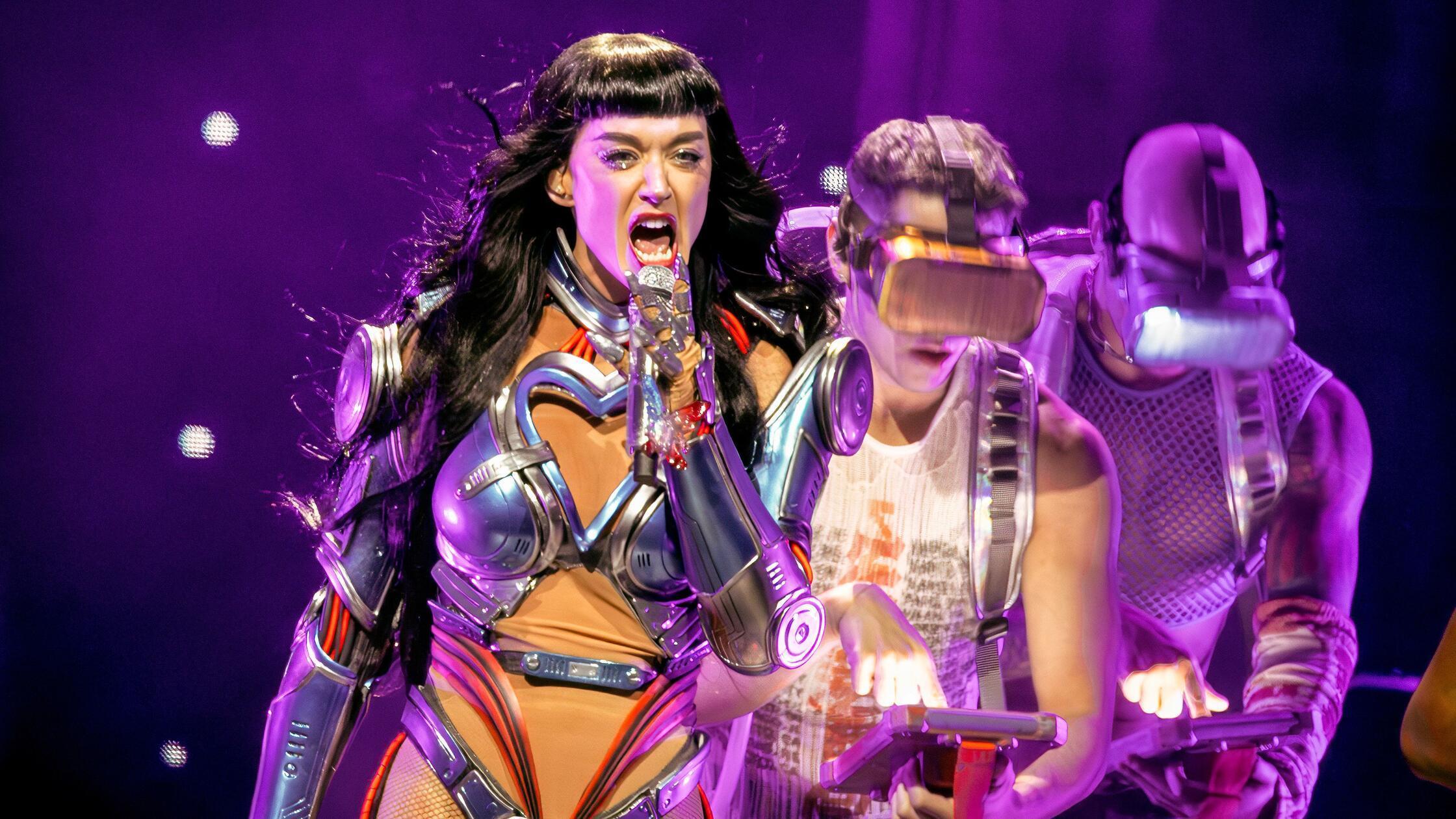 Katy Perry tritt in der AO Arena Manchester auf. (