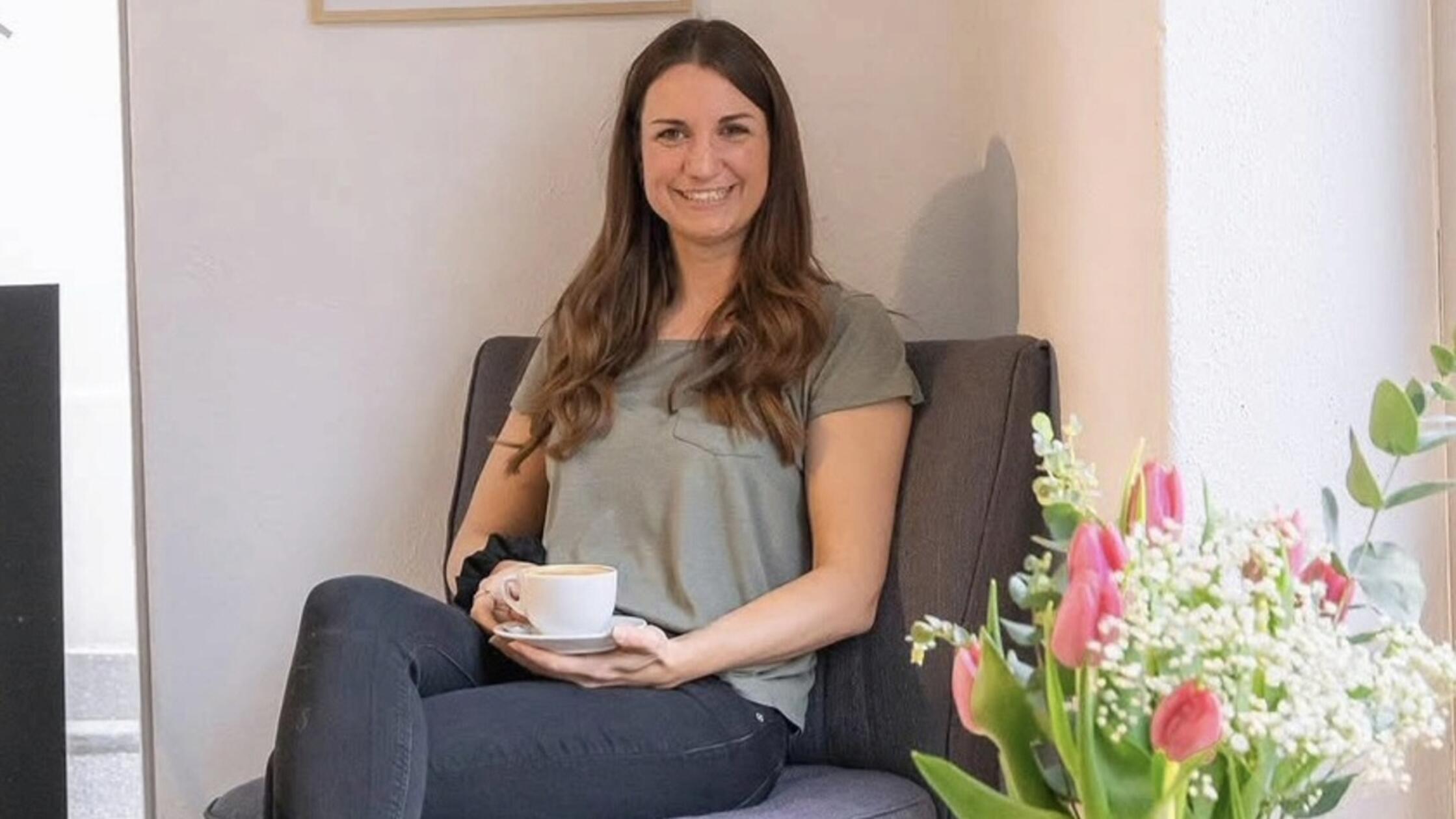 Katharina Schammann (35), alleinerziehende Mutter 