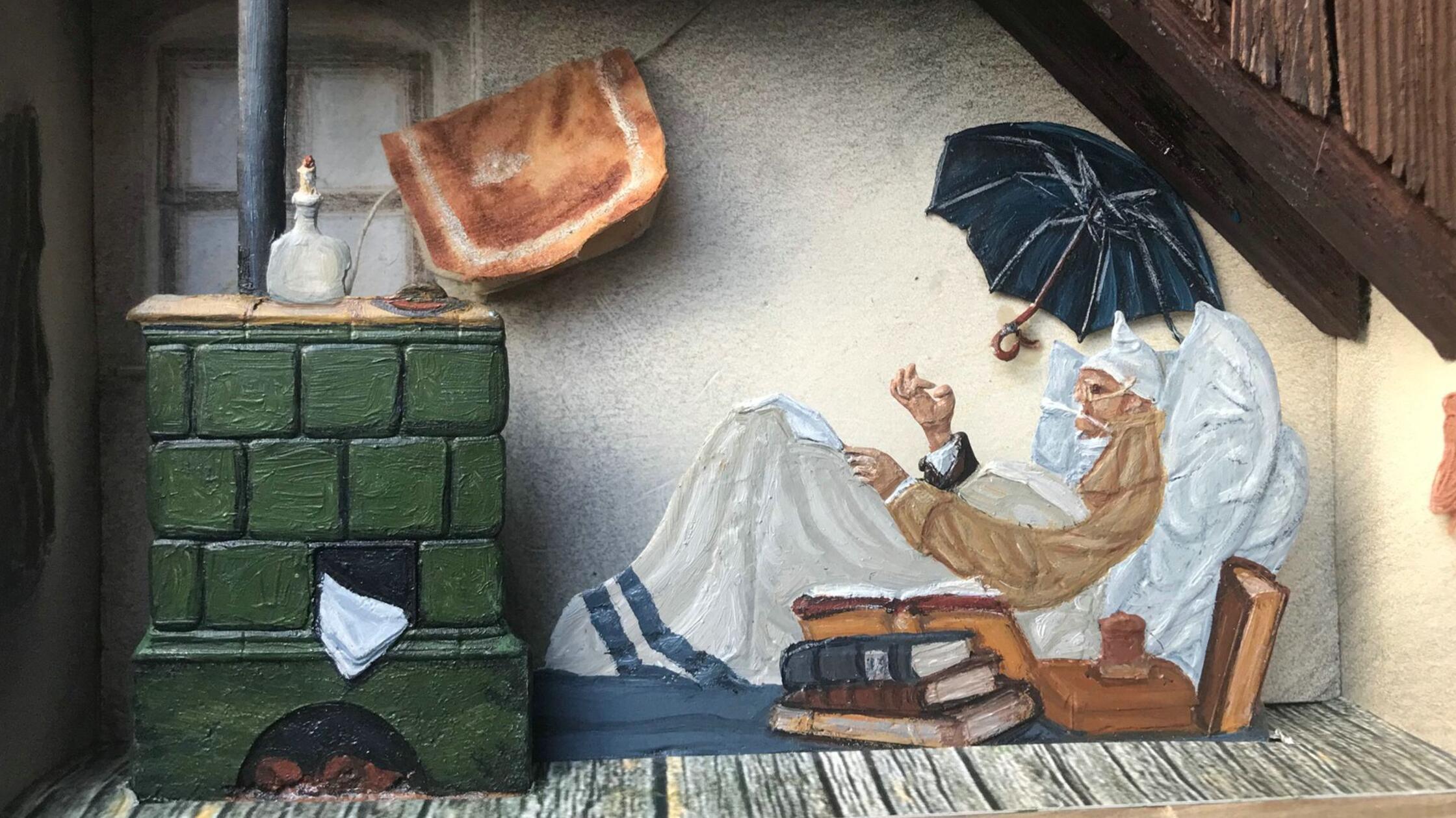 Der Arme Poet nach Carl Spitzweg.