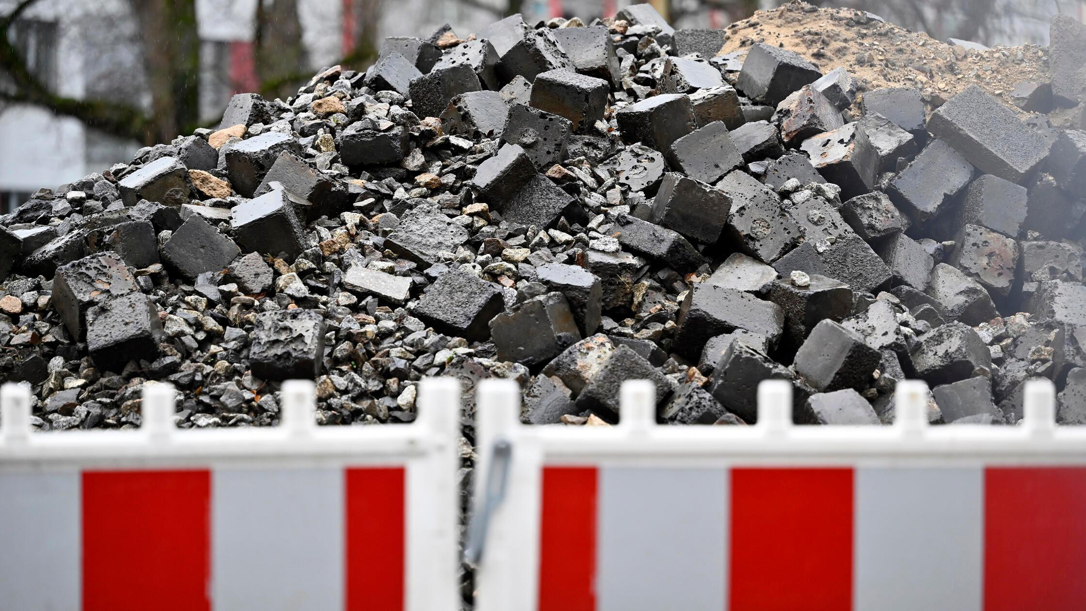 Baustelle in Nürnberg