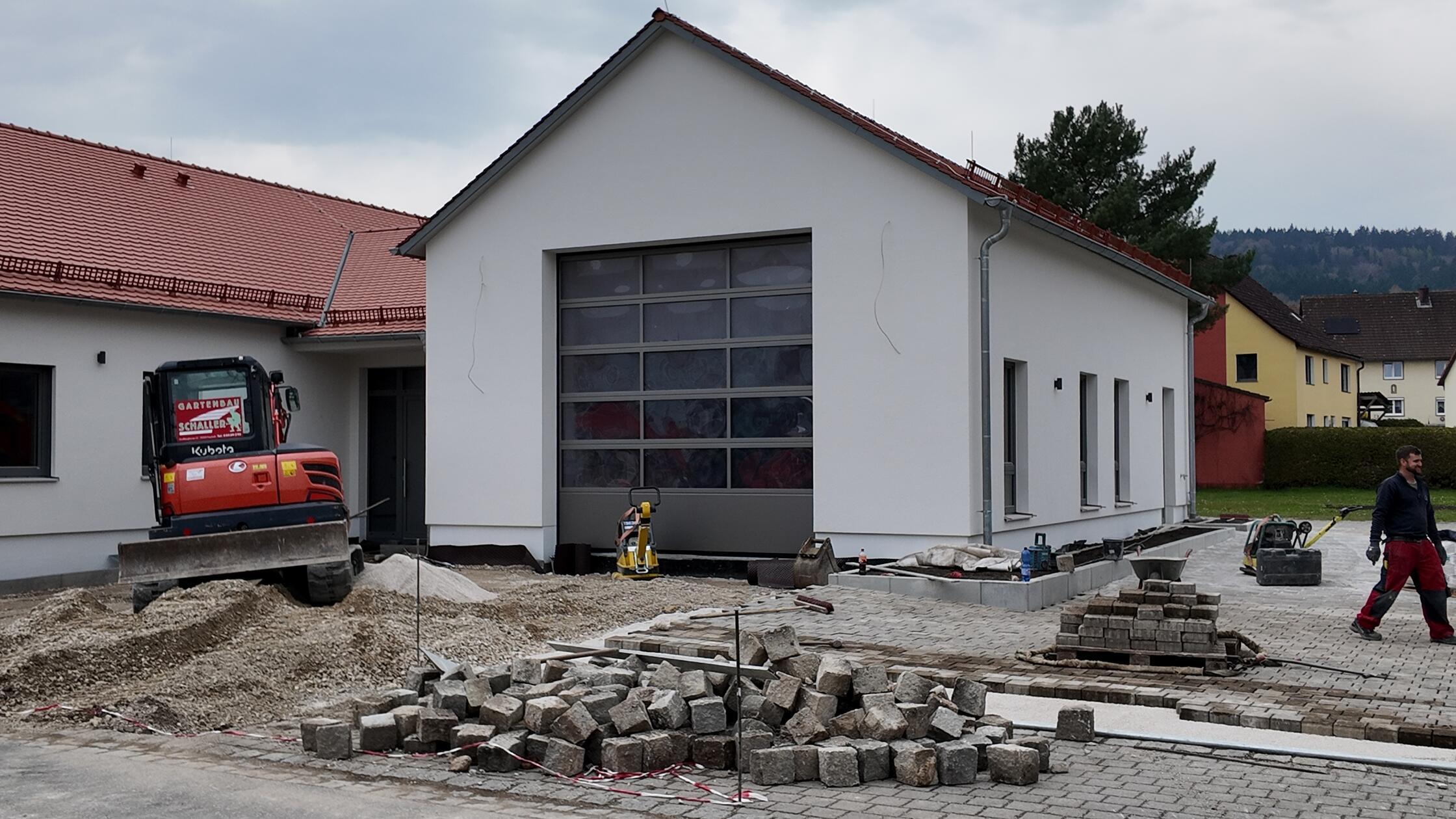 Die letzten Bauarbeiten laufen auf Hochtouren des 