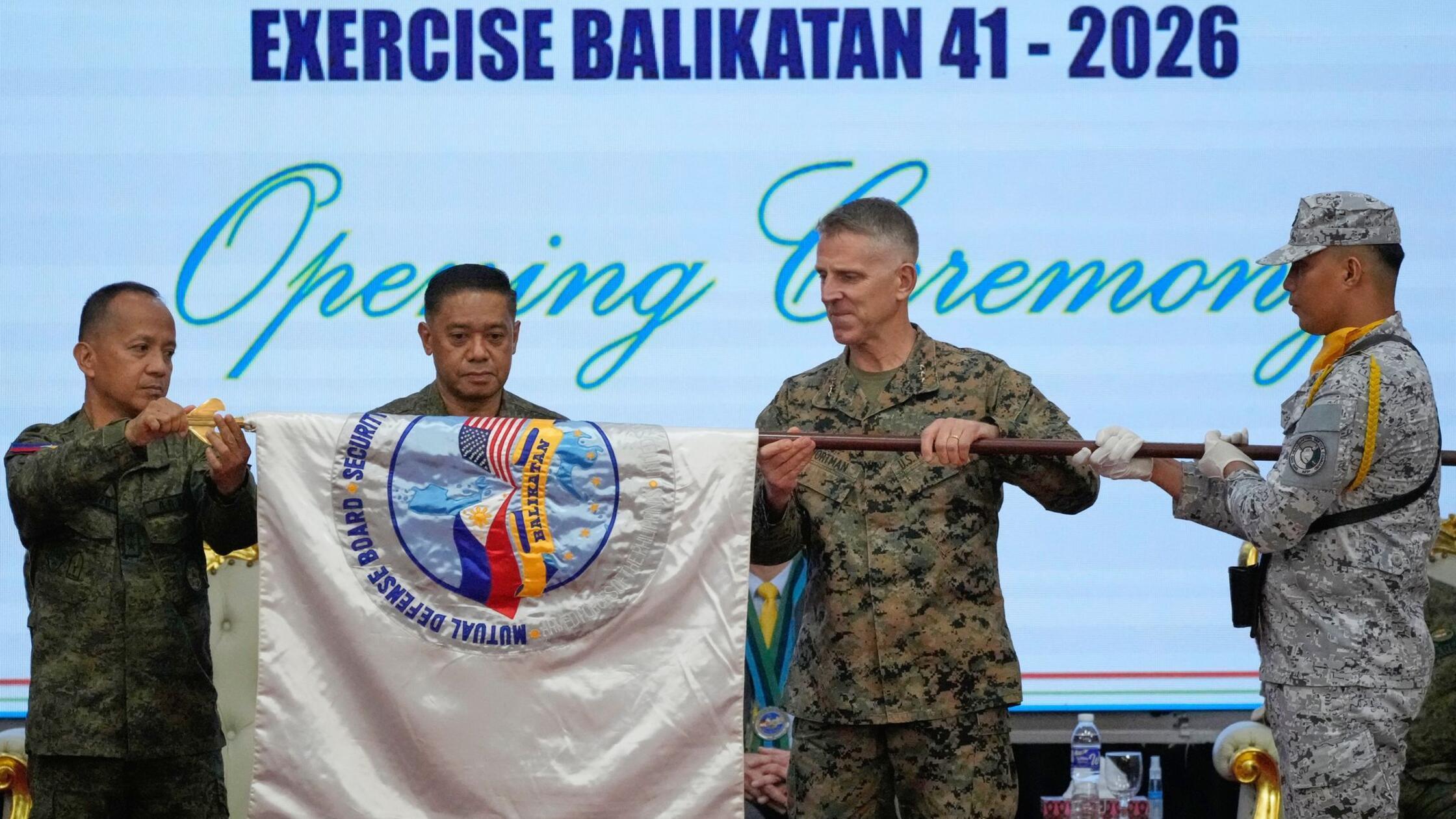 Generalmajor Francisco Lorenzo Jr. (l-r), philippi