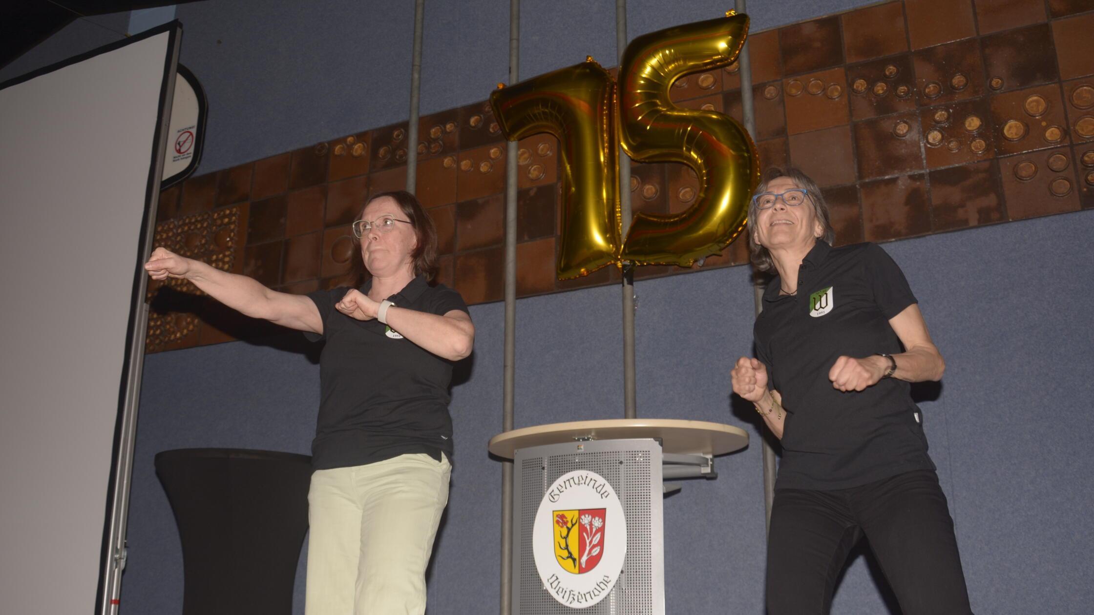 Manu und Heike "bewegten" den ganzen Saal