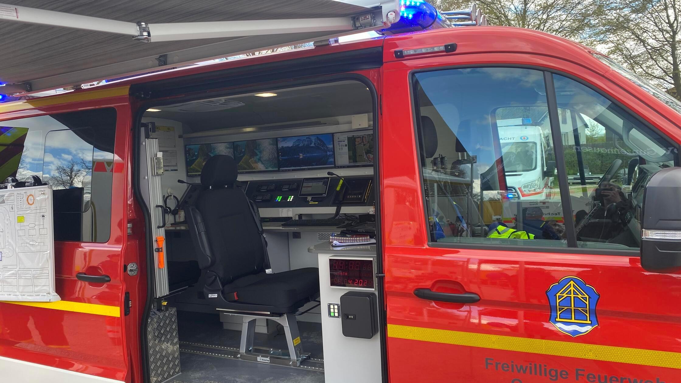 Impressionen und Eindrücke von der „Wir in Altmühlfranken“-Messe - hier die mobile Einsatzzentrale von außen.