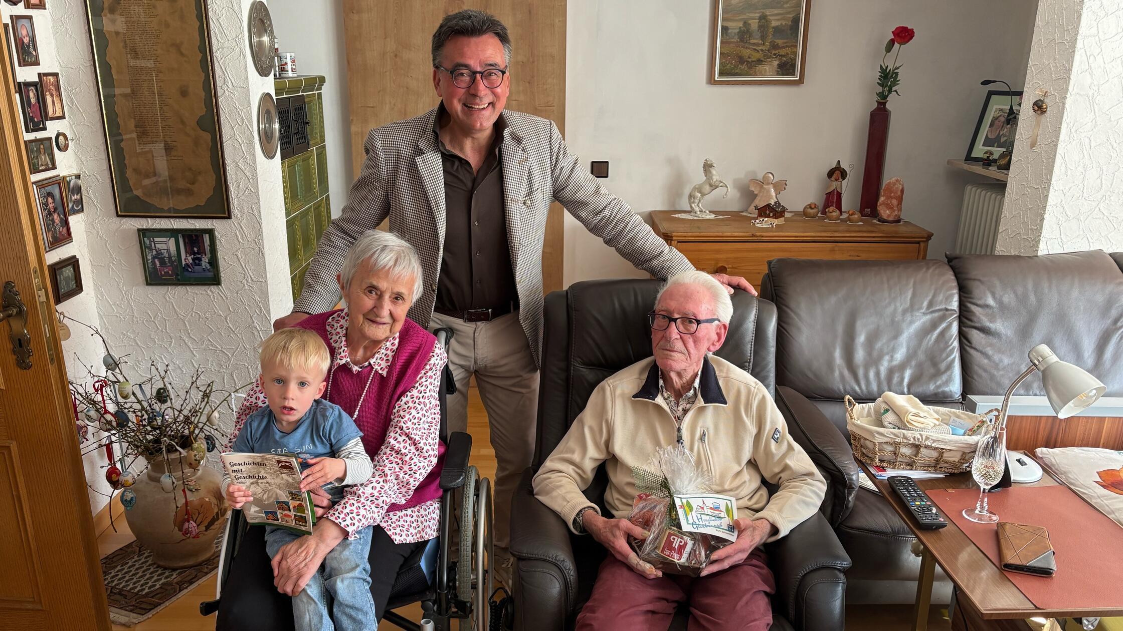 Die Eiserne Hochzeit feierte das Ehepaar Marianne 