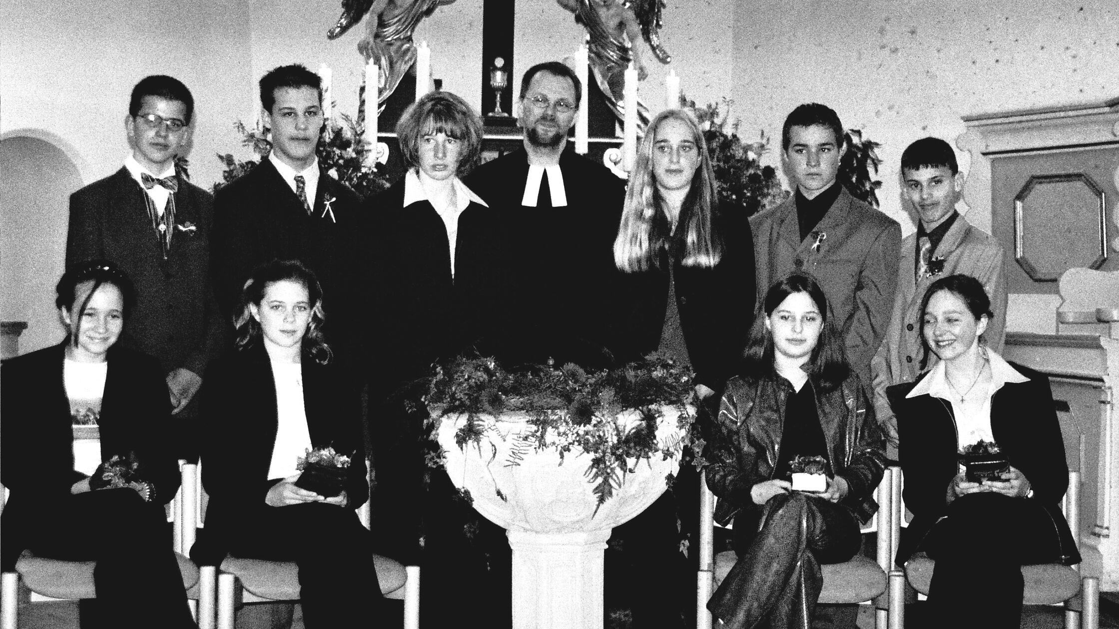 Den jungen Christen aus Laubenzedel gab Pfarrer Th