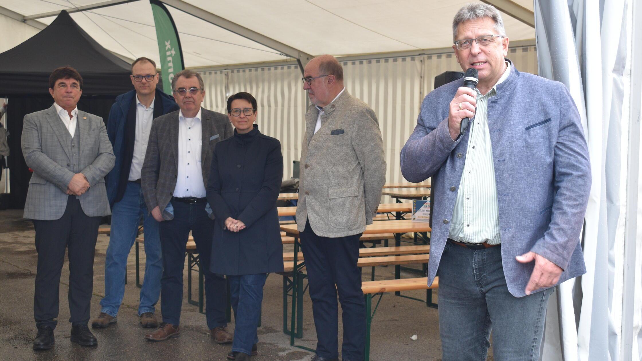 Eröffnung Gewerbeschau Pilsach durch 1. Bürgermeis