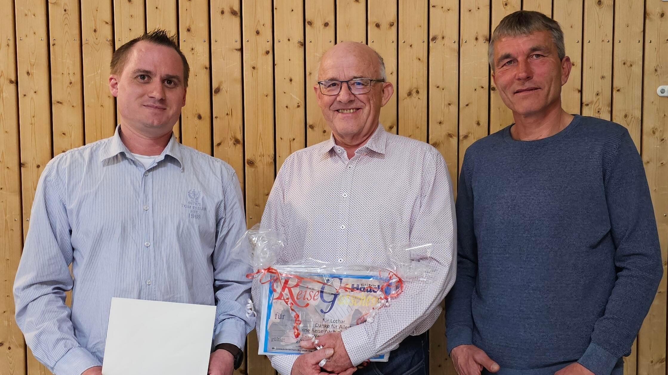 (vlnr.) Simon Wagner und Lothar Kamm wurden von Bü