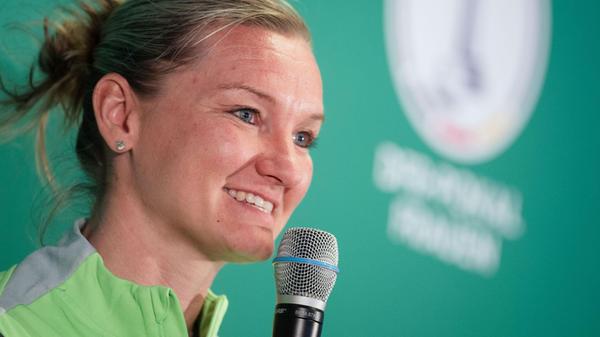 Fußball, Frauen, Pressekonferenz zum DFB-Pokalfina