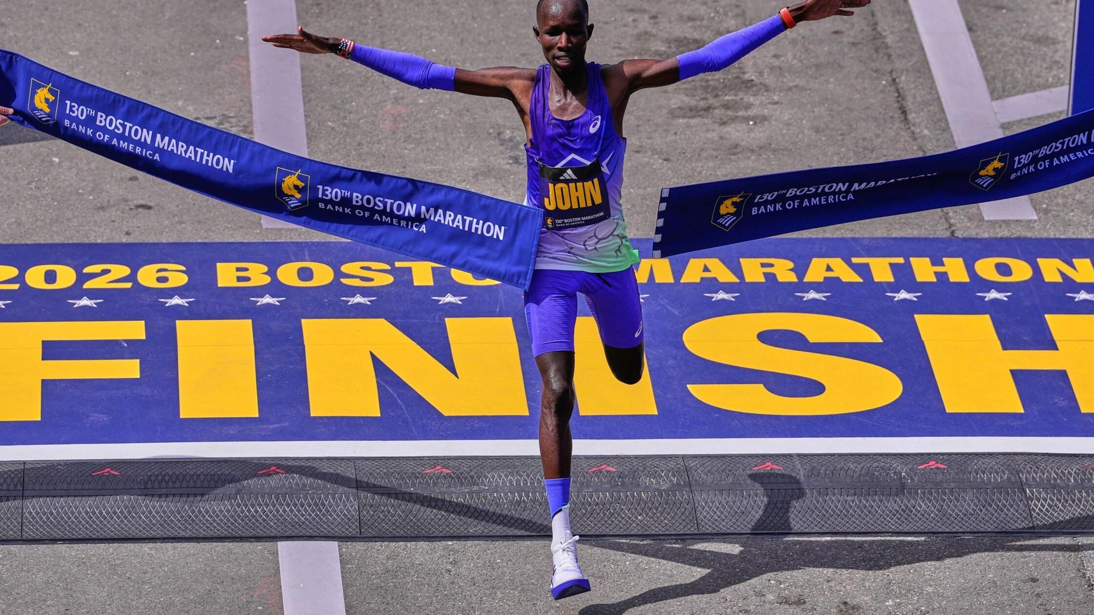 Leichtathletik: Marathon, Männer, John Korir aus K