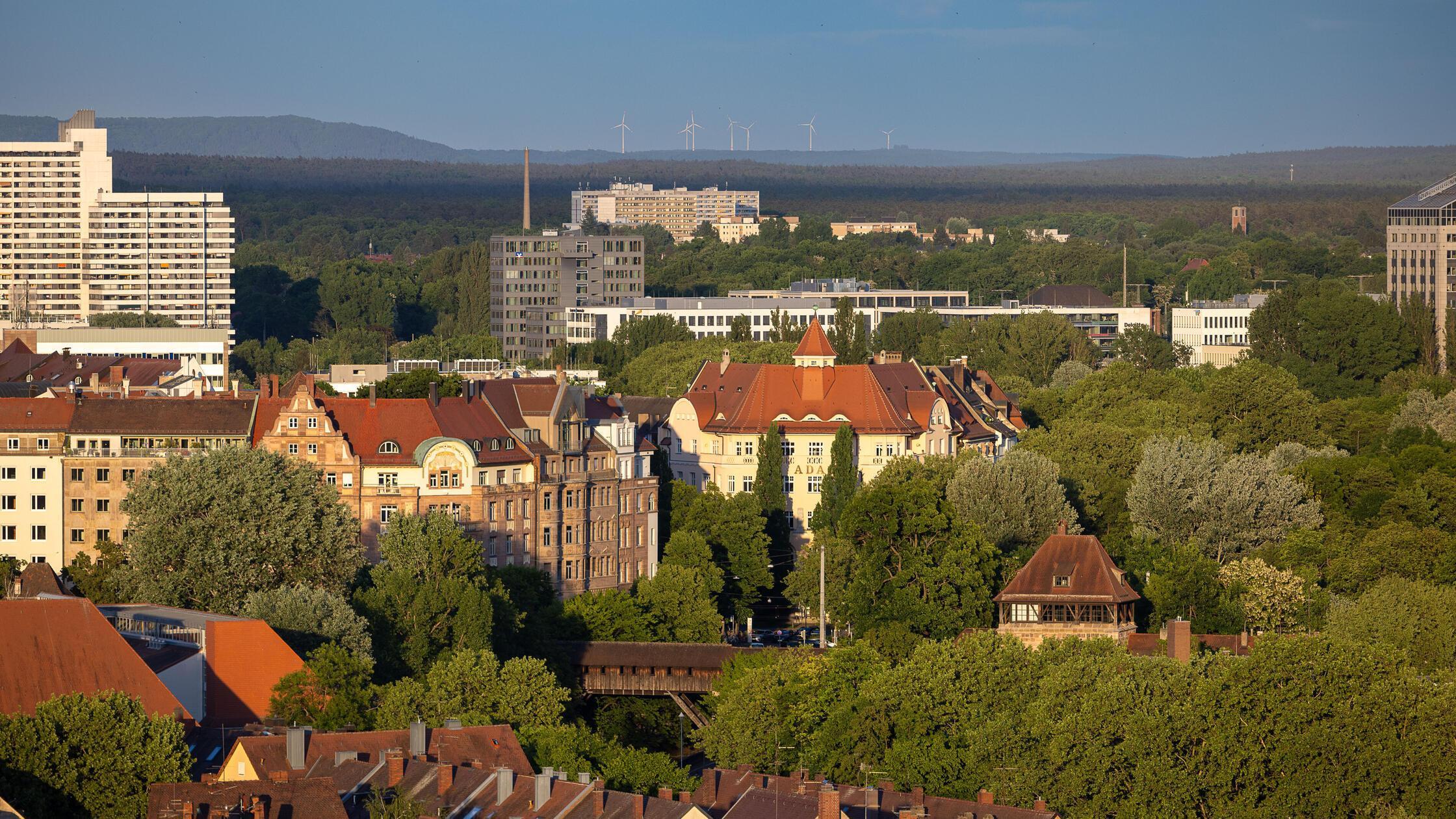 Stadtblick Nuernberg, 17.05.2025