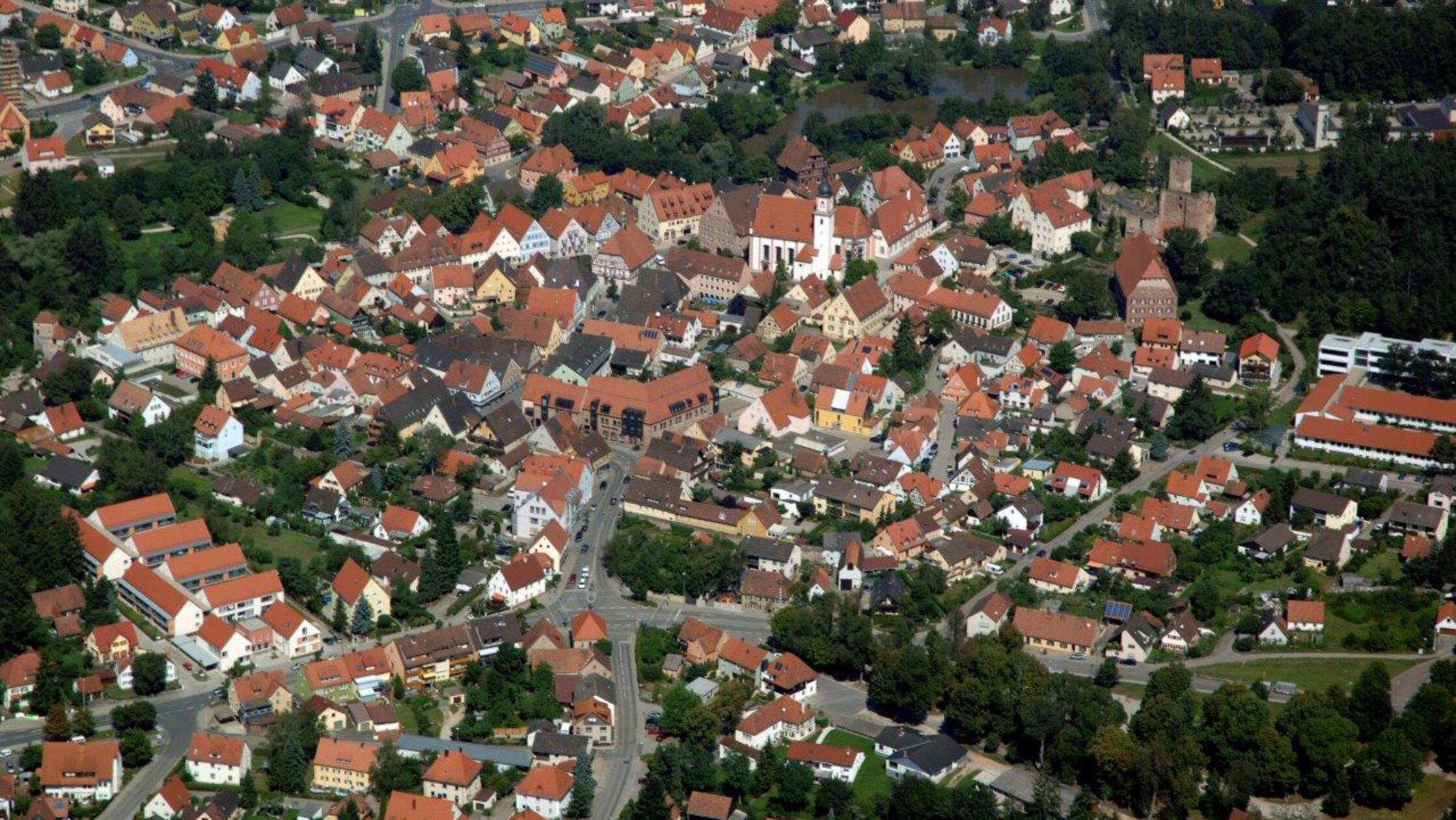 Hilpoltstein Luftaufnahme