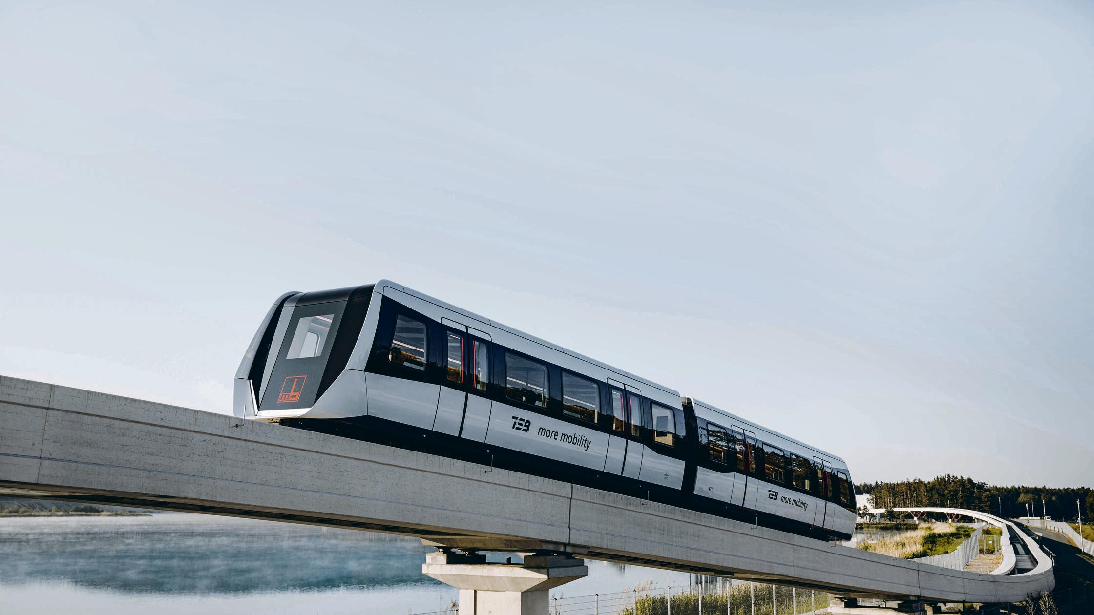 Die Magnetschwebebahn (Transport System Bˆgl) auf