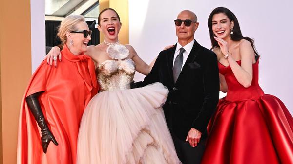 Die Hauptdarsteller bei der Weltpremiere in New York. In den deutschen Kinos soll der Film ab dem 30. April zu sehen sein.